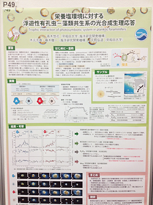 日本海洋学会でのポスター発表
