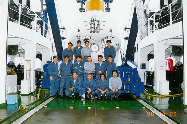 1990年の運航チーム