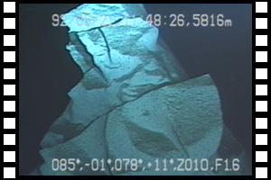 小笠原海台での潜航の様子　第145潜航 1992年9月21日
