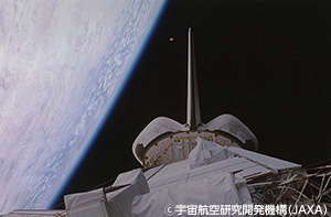 スペースシャトルから見た地球の姿（2000年2月）